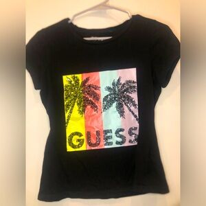 GUESS Logo T-shirt with sequins
